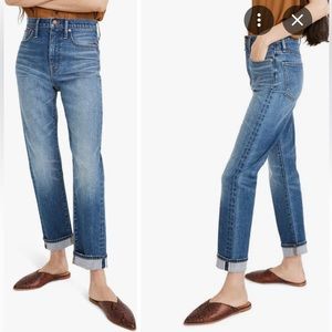 Madewell Classic Straight Jeans In Ives Wash: Selvedge Edition - 26 Tall
